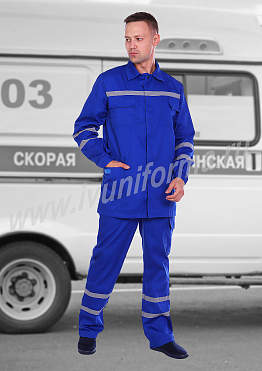 Костюм мужской для скорой помощи арт. СП-02-01-ТВ