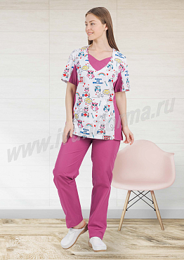 Костюм медицинский женский арт. М-02-76-ТС