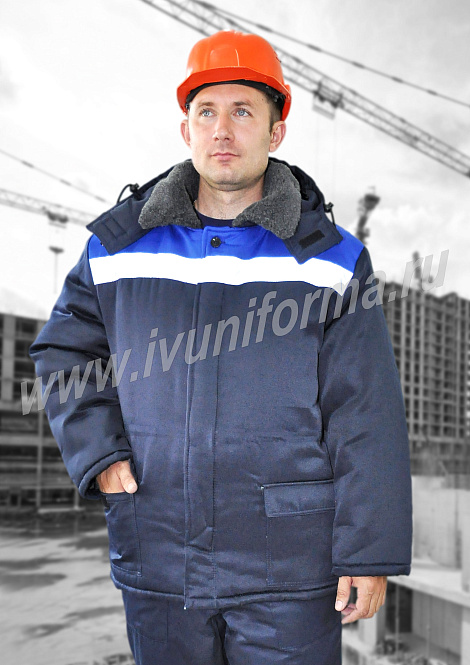 Куртка рабочая зимняя мужская "Бригадир"